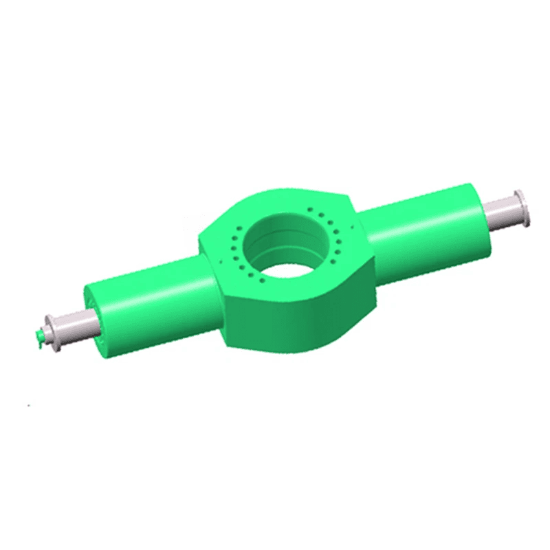 Dvigubo veikimo hidraulinis presavimo cilindras