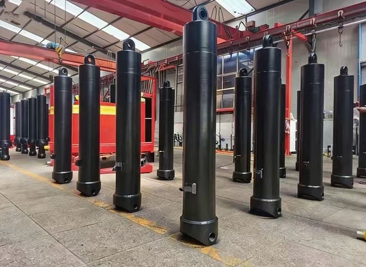 FEE-5TG-E191*4826 priekyje montuojamas kelių pakopų hidraulinis cilindras